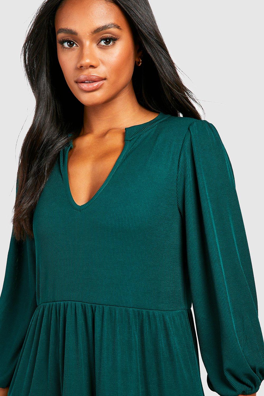 Boohoo green outlet dress